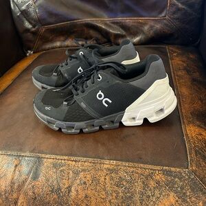 On Running Black and Gray Sneakers